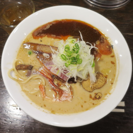 越後甘海老蝦醤麺