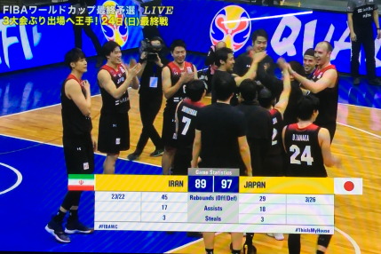 97対89で勝利