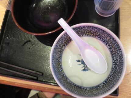 つけ麺はスープまで完食