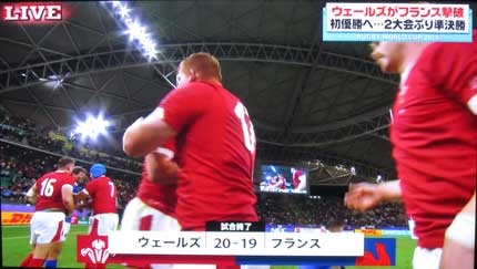 20対19でウェールズが勝利