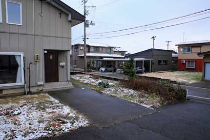 雪が降りました