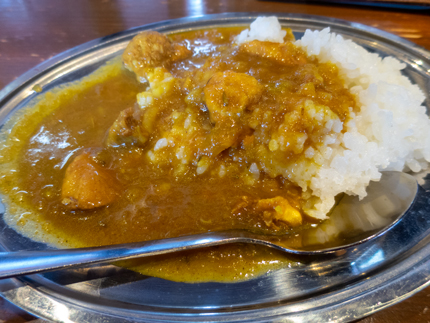 1/2チキンカレー350円税込