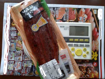 230g880円税別のうなぎ