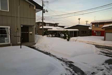 45cm程の積雪