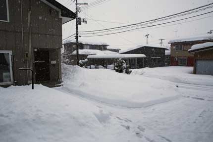 50cmほどの積雪