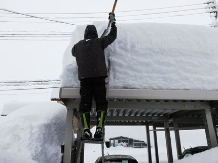 1m以上の積雪