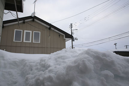 1月13日(水)上越市大貫の雪