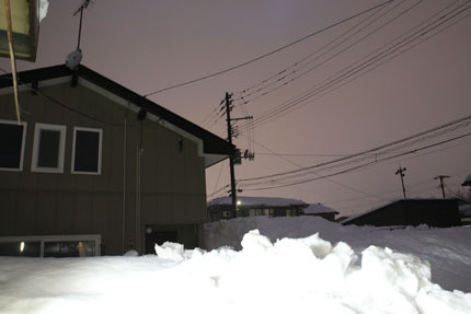 1月14日(木)上越市大貫の雪