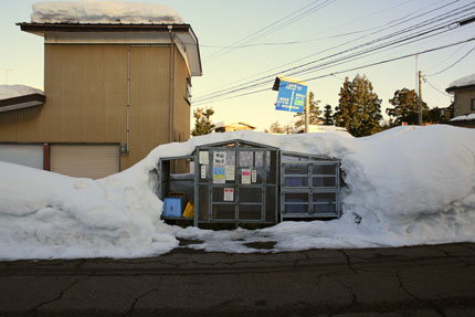 1月21日(木)、上越市大貫の雪