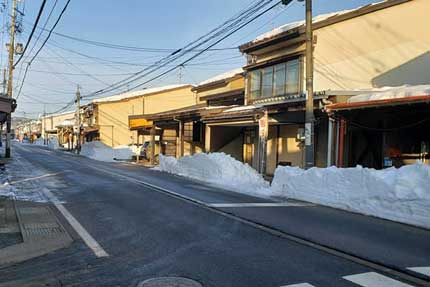 道路が開放