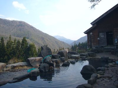 萌木の里の露天風呂