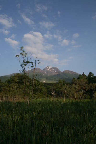 輝く妙高山