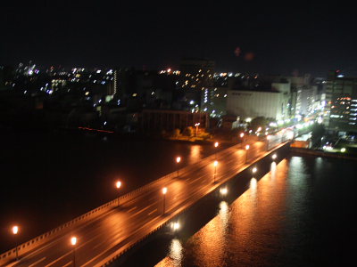 ホテルオークラ新潟からの夜景